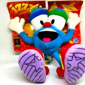 Vintage 1996 Izzy Olympic Mascot. Fully Posable! NWT